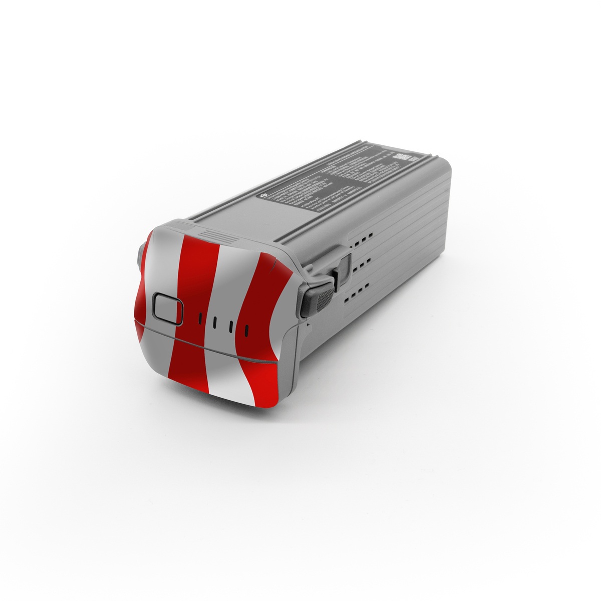 DJI Air 3 Battery Skin design of Flag of the united states, Flag, Flag Day (USA), Veterans day, Independence day, Memorial day, Holiday, with gray, red, blue, black, white colors