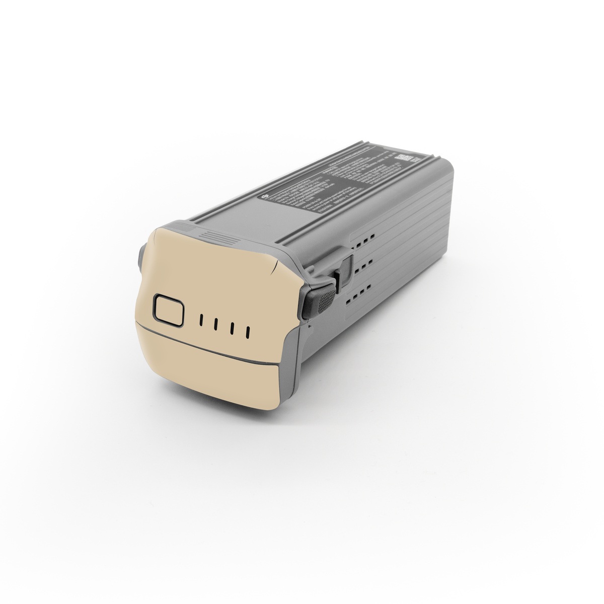 DJI Air 3 Battery Skin design of Brown, Beige, Pattern, Peach, Font, Rectangle, Event, Brand, Circle, with brown, yellow colors