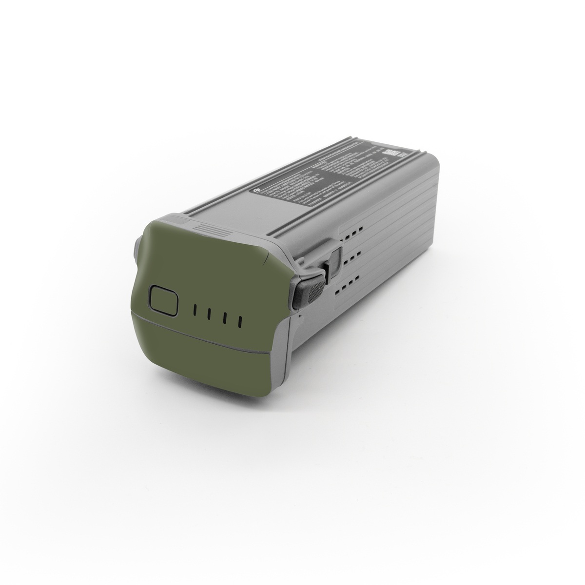 DJI Air 3 Battery Skin design of Green, Brown, Text, Yellow, Grass, Font, Pattern, Beige, with green, brown colors