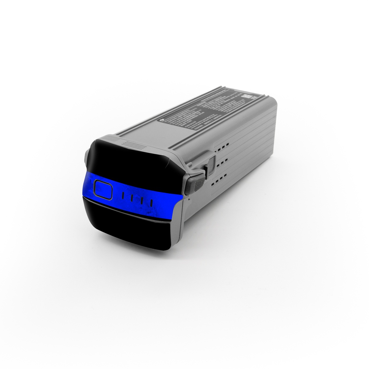 DJI Air 3 Battery Skin design of Flag of the united states, Flag, Cobalt blue, Pattern, Line, Black-and-white, Design, Monochrome, Electric blue, Parallel, with black, white, gray, blue colors