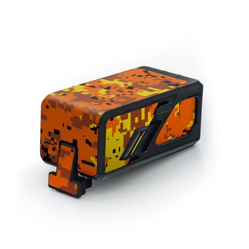 Digital Orange Camo DJI Avata Battery Skin