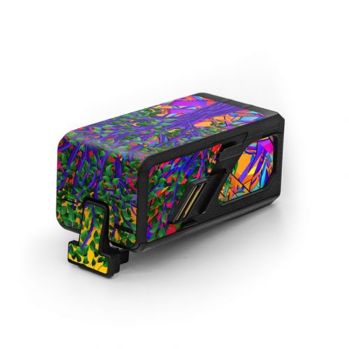 Stained Glass Tree DJI Avata Battery Skin