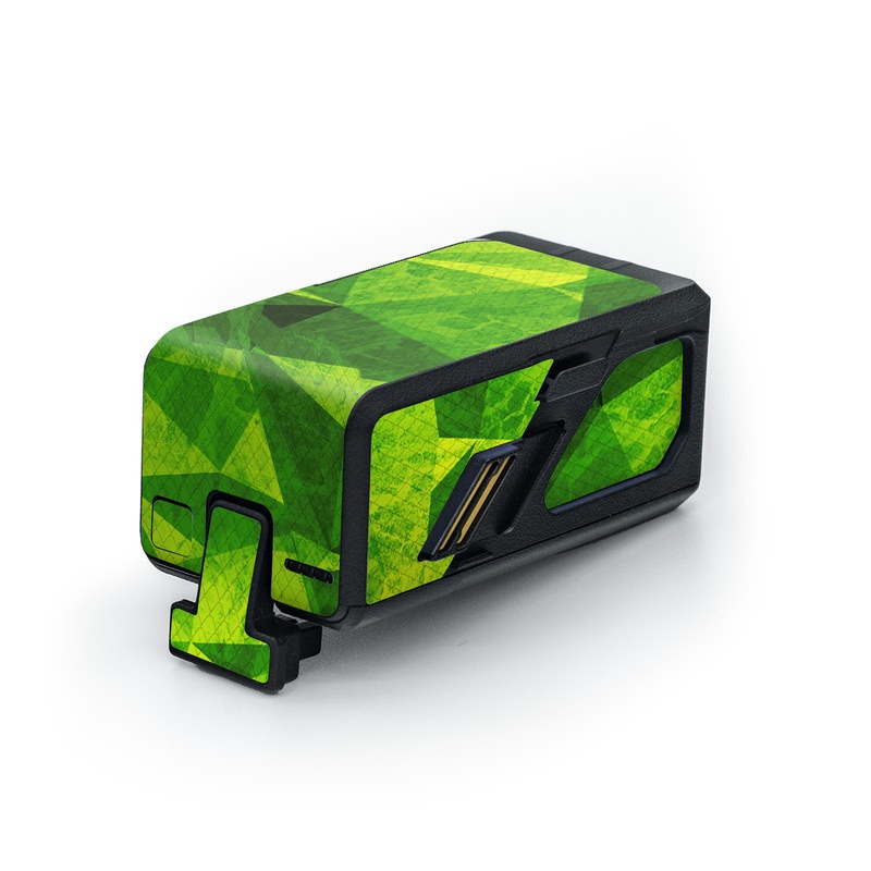 DJI Avata Battery Skin design of Green, Pattern, Leaf, Design, Illustration, with green colors