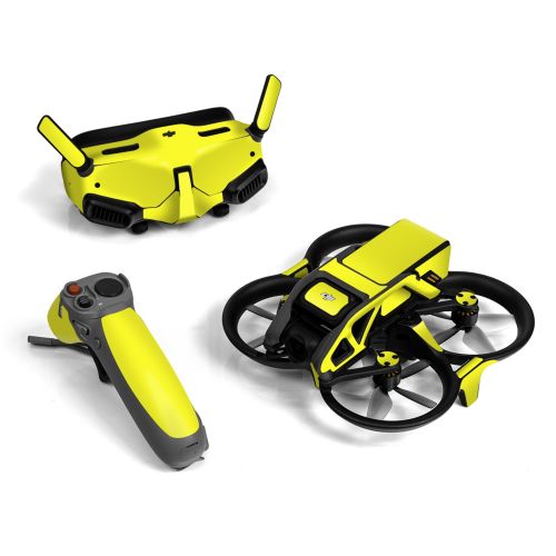 Solid State Lemon DJI Avata Skin