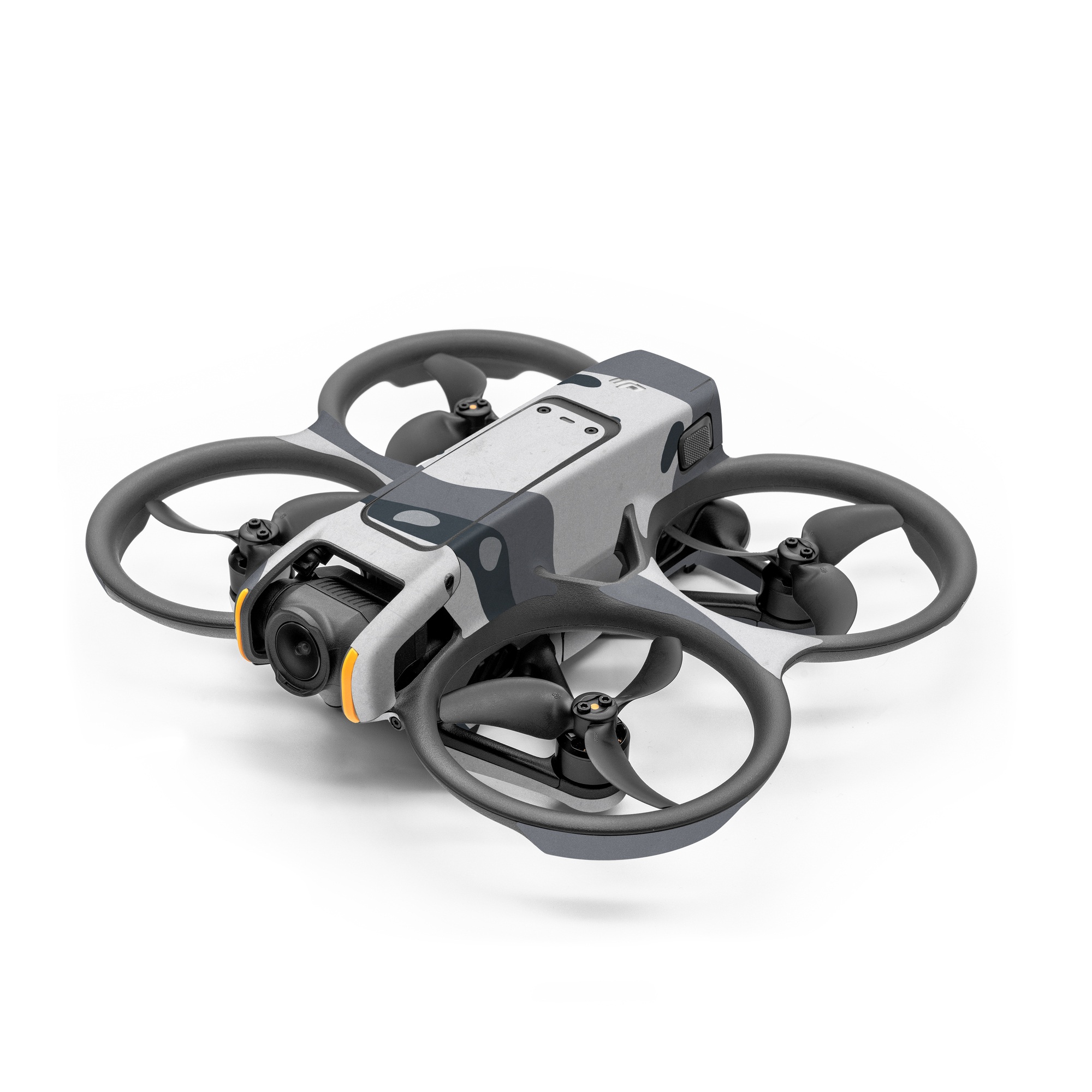 DJI Avata 2 Skin design of White, Pattern, Water, Design, Illustration, Black-and-white, Metal, Drawing, Style, with black, white, gray colors