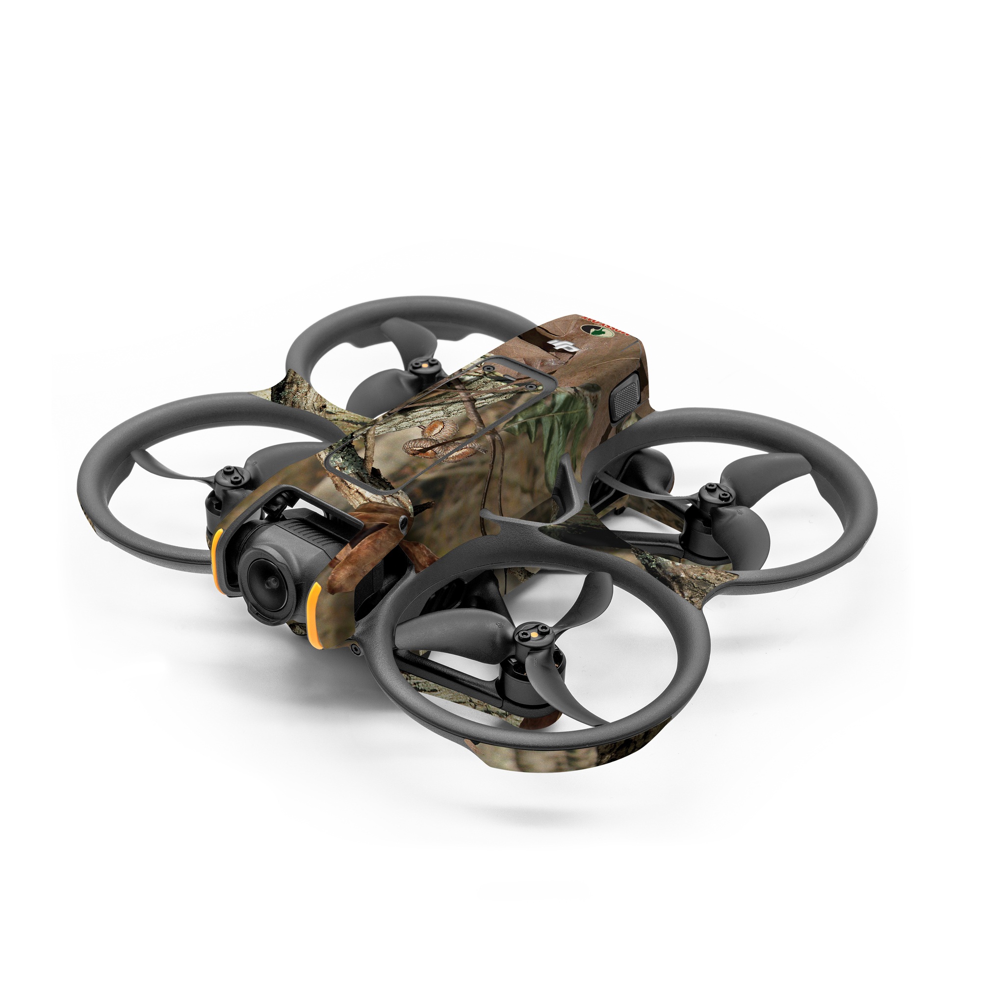 DJI Avata 2 Skin design of Tree, Military camouflage, Camouflage, Plant, Woody plant, Trunk, Branch, Design, Adaptation, Pattern, with black, red, green, gray colors