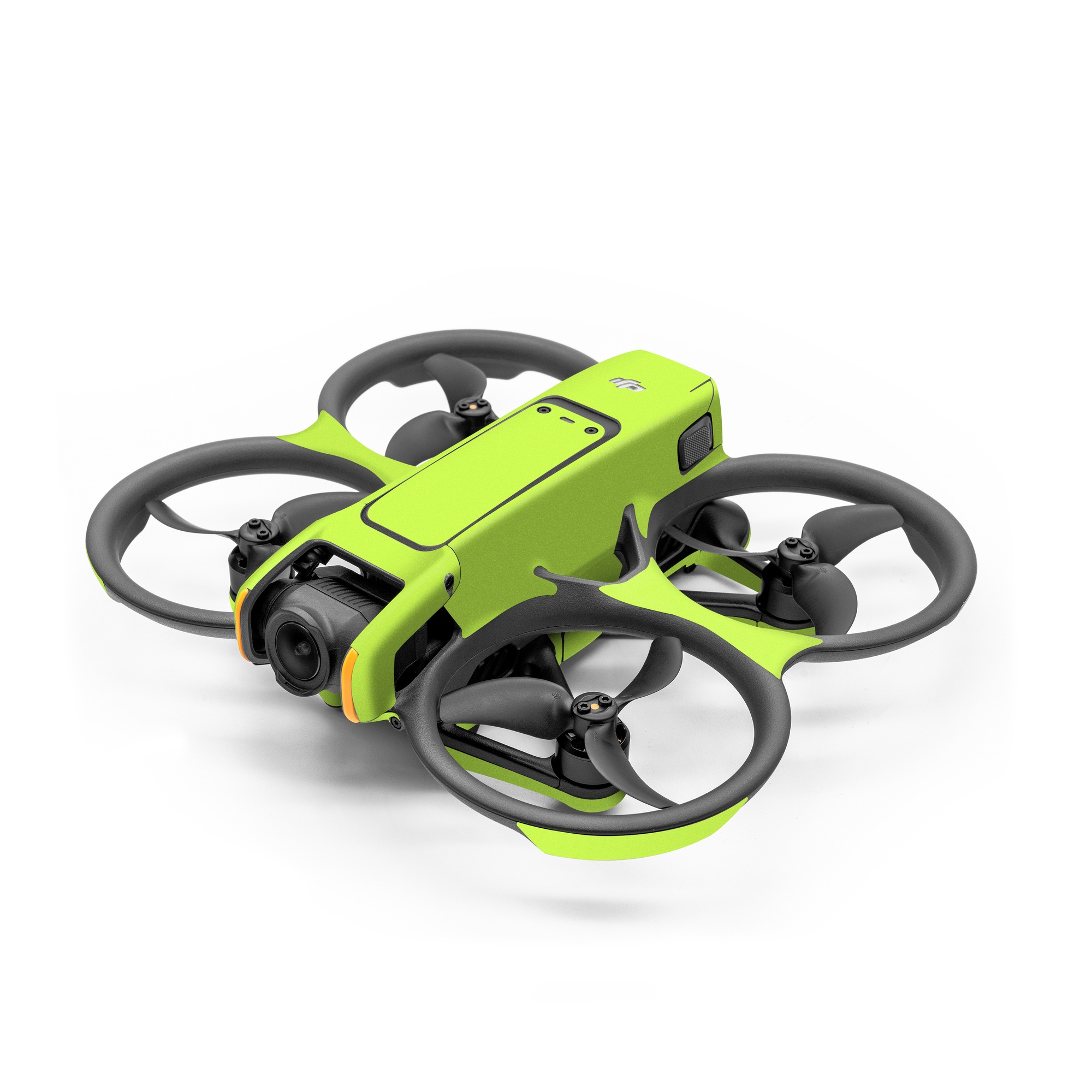 DJI Avata 2 Skin design of Green, Yellow, Text, Leaf, Font, Grass, with green colors