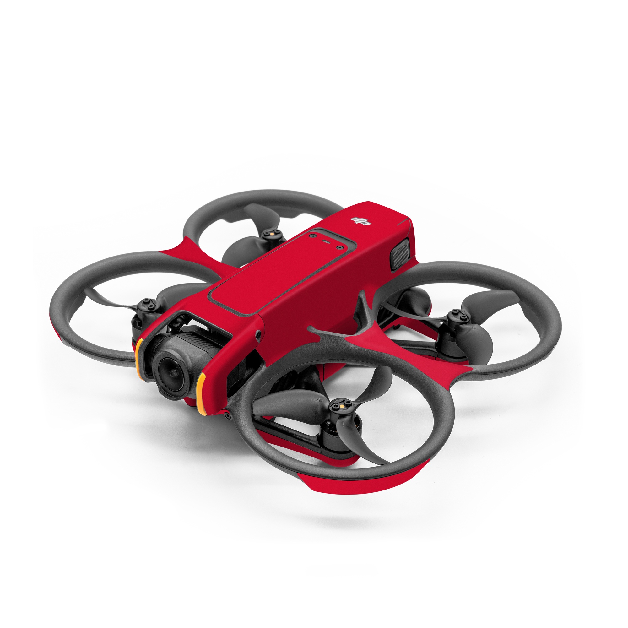 DJI Avata 2 Skin design of Red, Pink, Maroon, Purple, Orange, Violet, Magenta, Material property, Font, Peach, with red colors