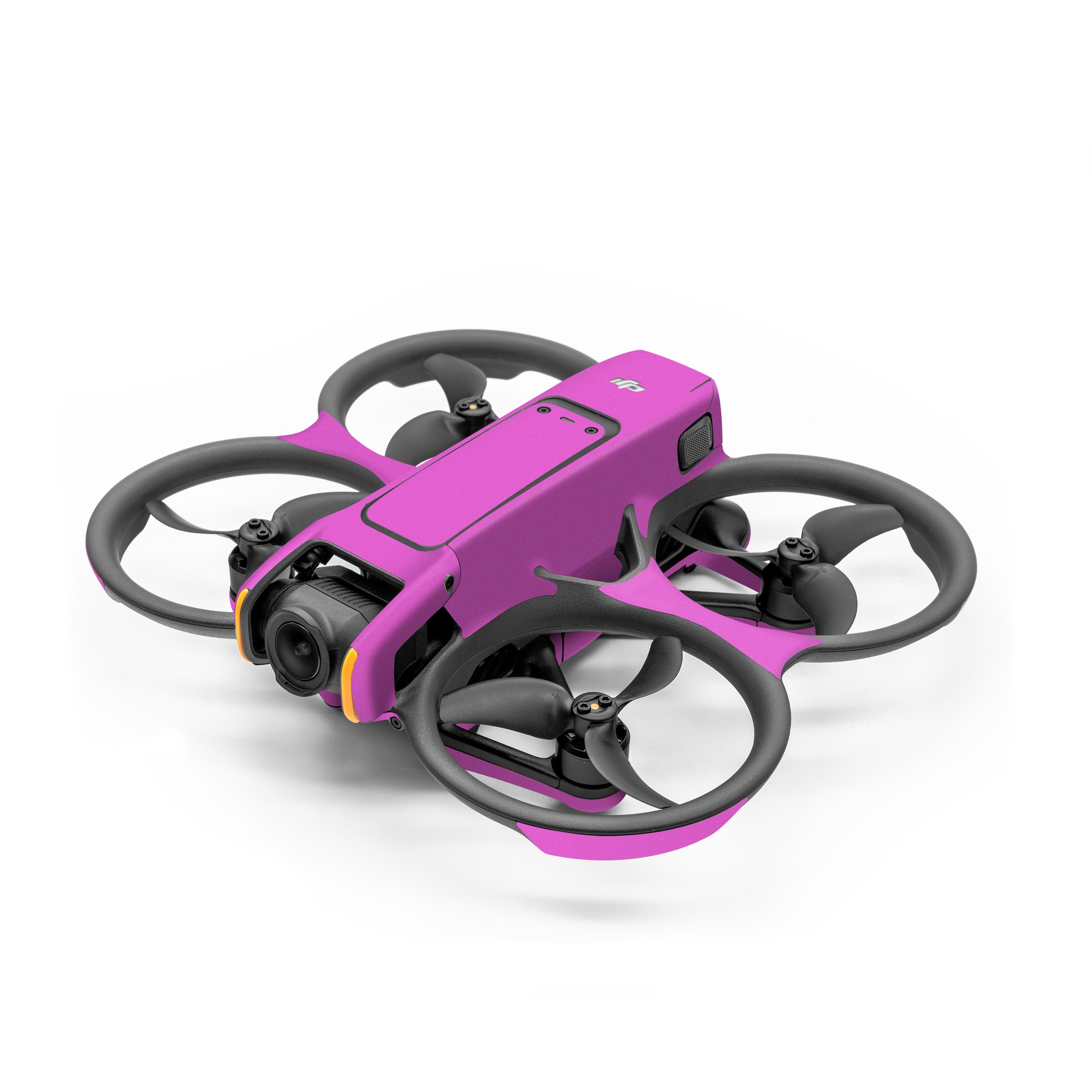DJI Avata 2 Skin design of Violet, Pink, Purple, Red, Lilac, Magenta, Blue, Lavender, Text, Sky, with pink colors