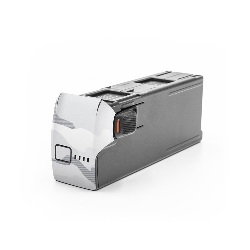 DJI Avata 2 Battery Skin design of Vertebrate, Mammal, Grey, Pattern, Monochrome, Art, Monochrome photography, Rock, Font, Winter, with white, gray colors