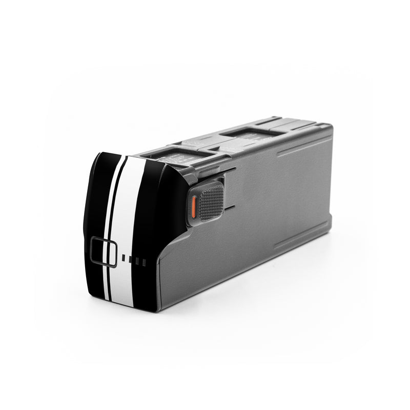 DJI Avata 2 Battery Skin design of Font, Tints and shades, Rectangle, Electric blue, Logo, Brand, Graphics, Pattern, Darkness, Monochrome photography, with black, white colors