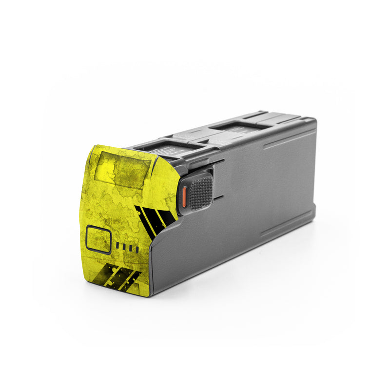 DJI Avata 2 Battery Skin design of Yellow, Green, Font, Pattern, Graphic design, with black, yellow, gray, blue, green colors
