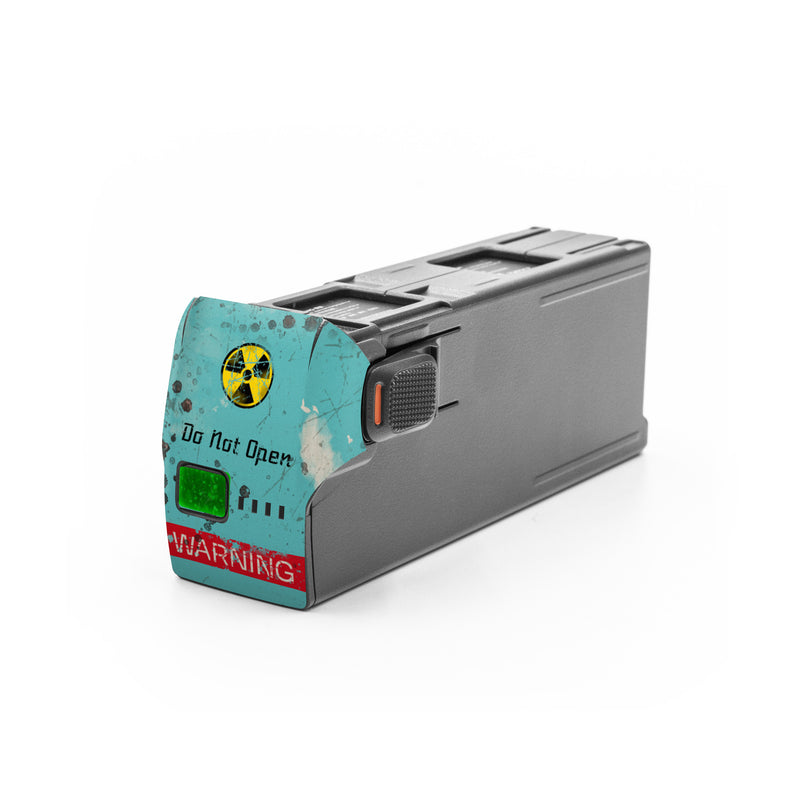 DJI Avata 2 Battery Skin design, with red, blue, gray, black colors