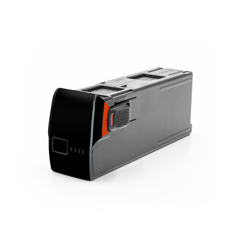DJI Avata 2 Battery Skin design of Orange, Red, Line, Material property, Rectangle, Automotive lighting, with red, black, orange, gray colors