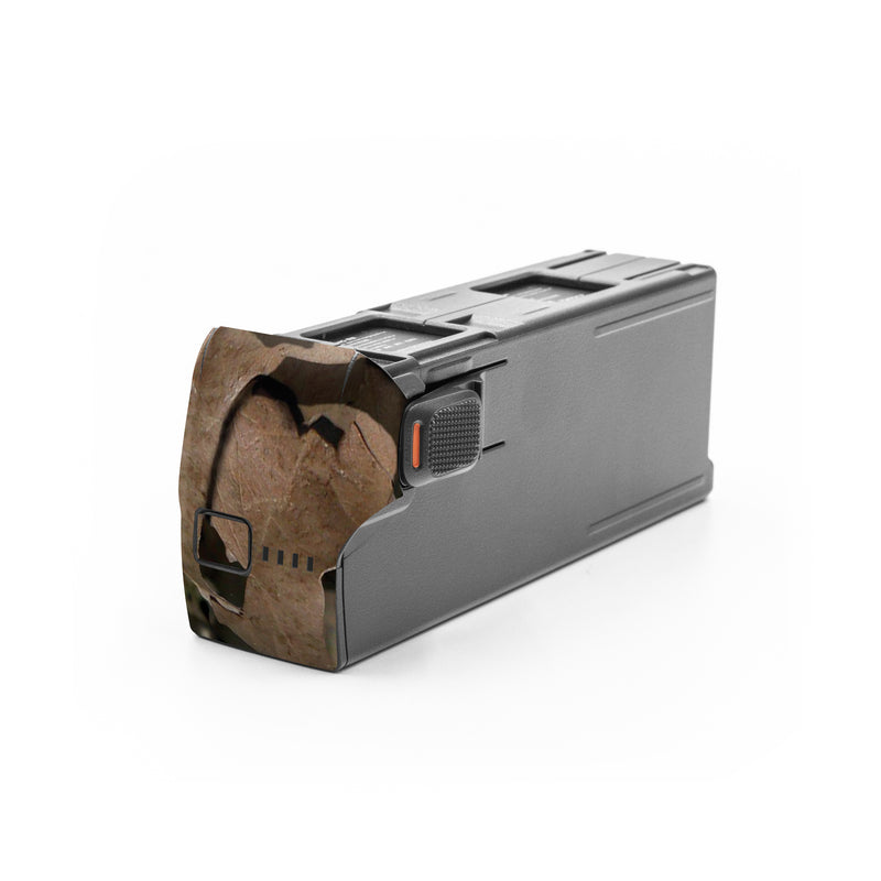 DJI Avata 2 Battery Skin design of Tree, Military camouflage, Camouflage, Plant, Woody plant, Trunk, Branch, Design, Adaptation, Pattern, with black, red, green, gray colors