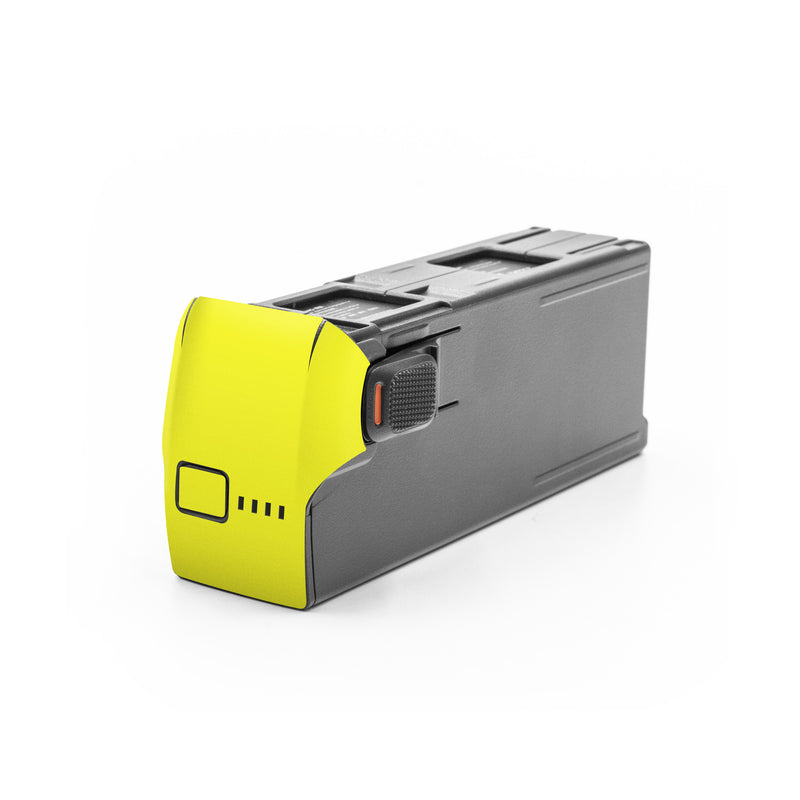 DJI Avata 2 Battery Skin design of Yellow, Font, Electric blue, Peach, Pattern, Magenta, with yellow colors