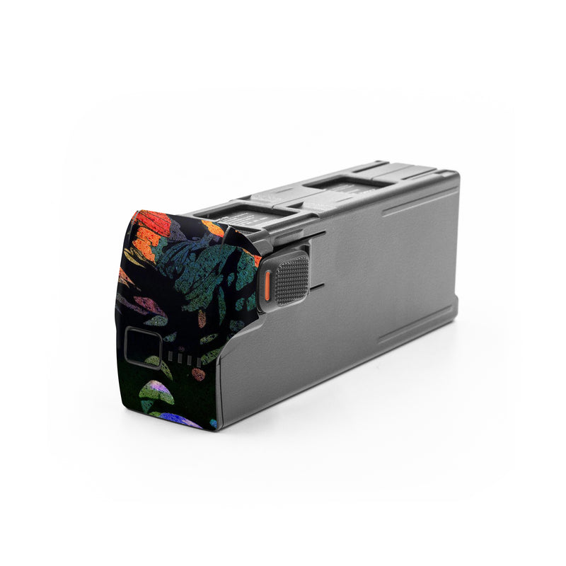 DJI Avata 2 Battery Skin design of Light, Nature, Purple, Umbrella, Plant, Art, Terrestrial plant, Natural landscape, Astronomical object, Space, with black, white, purple, red, gray, orange, yellow, blue, green, brown colors