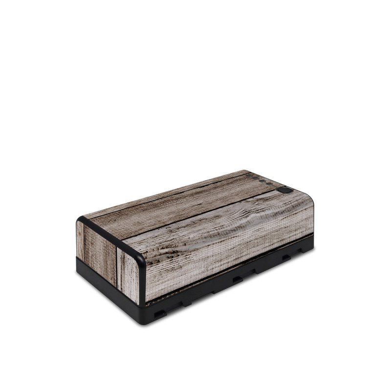 DJI CrystalSky Battery Skin design of Wood, Plank, Wood stain, Hardwood, Line, Pattern, Floor, Lumber, Wood flooring, Plywood, with brown, black colors