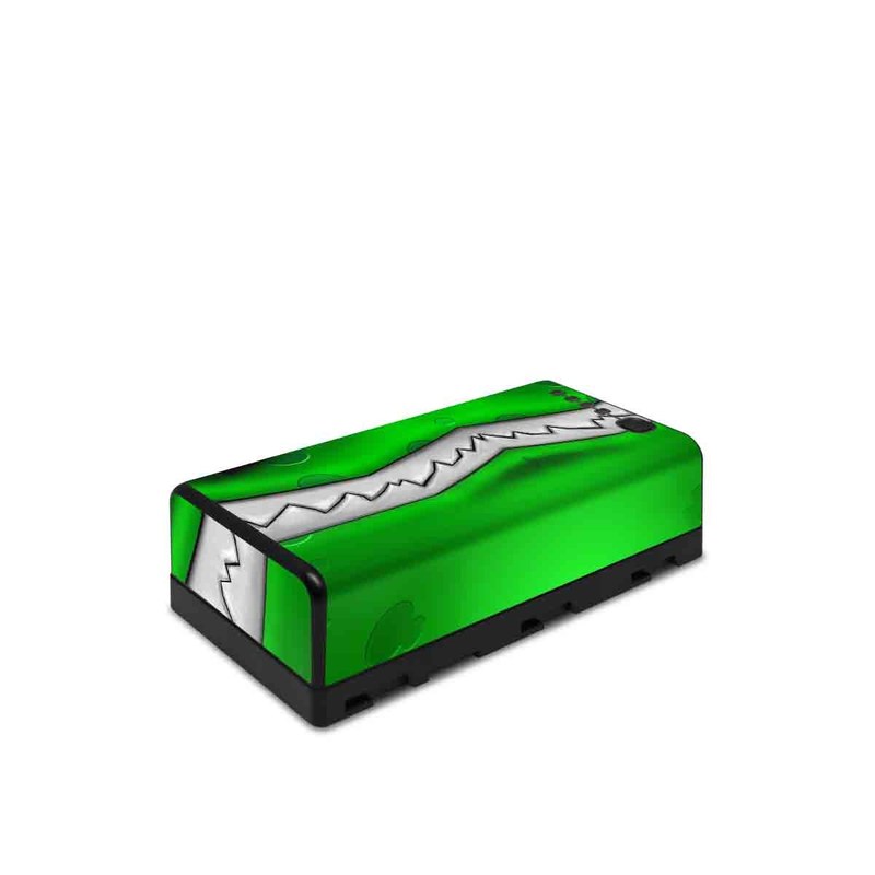 DJI CrystalSky Battery Skin design of Green, Font, Animation, Logo, Graphics, Games, with green, white colors