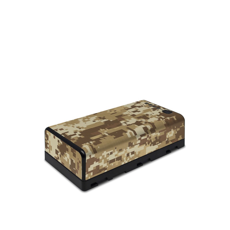 DJI CrystalSky Battery Skin design of Military camouflage, Brown, Pattern, Camouflage, Wall, Beige, Design, Textile, Uniform, Flooring, with brown colors