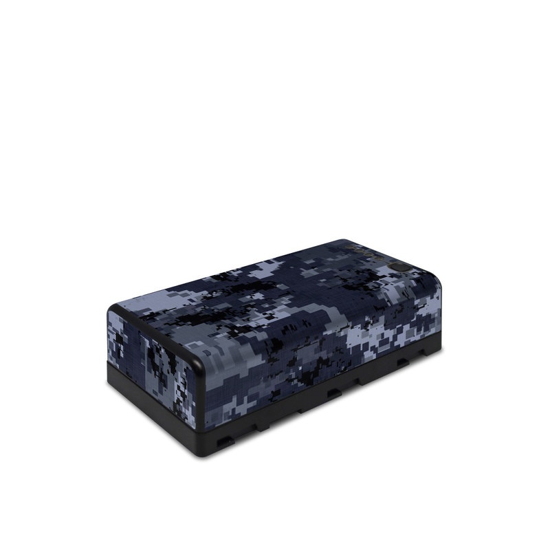 DJI CrystalSky Battery Skin design of Military camouflage, Black, Pattern, Blue, Camouflage, Design, Uniform, Textile, Black-and-white, Space, with black, gray, blue colors
