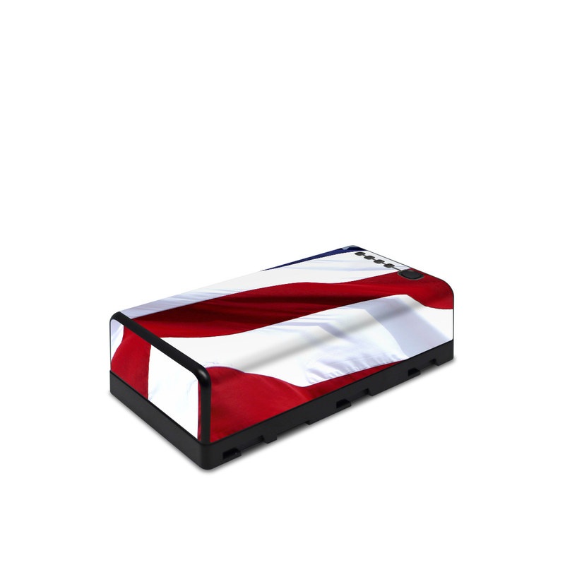 DJI CrystalSky Battery Skin design of Flag, Flag of the united states, Flag Day (USA), Veterans day, Memorial day, Holiday, Independence day, Event, with red, blue, white colors