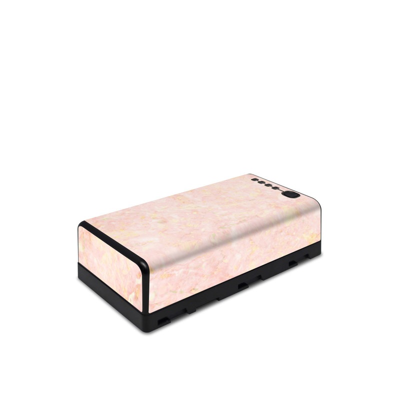 DJI CrystalSky Battery Skin design of Pink, Peach, Wallpaper, Pattern, with pink, yellow, orange colors