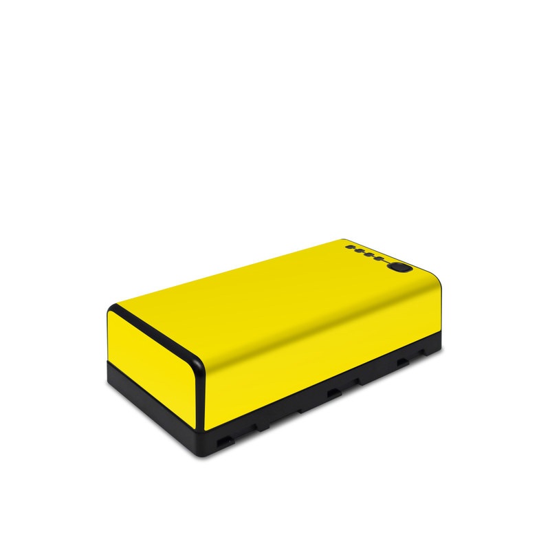 DJI CrystalSky Battery Skin design of Green, Yellow, Orange, Text, Font, with yellow colors