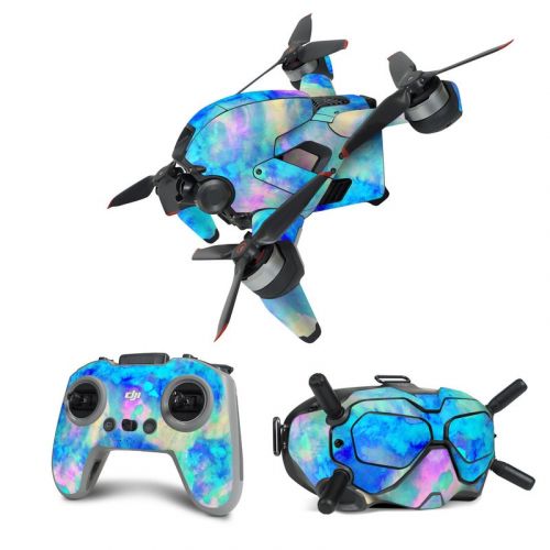 Electrify Ice Blue DJI FPV Combo Skin