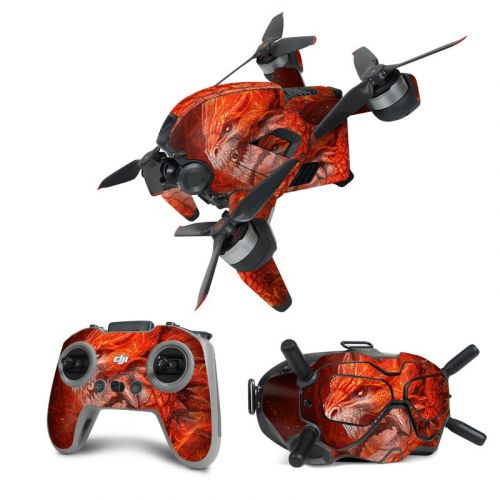 Flame Dragon DJI FPV Combo Skin