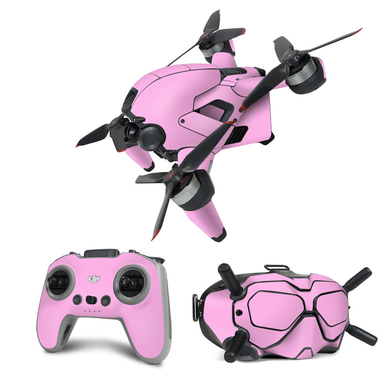 DJI FPV Combo Skin design of Pink, Violet, Purple, Red, Magenta, Lilac, Sky, Material property, Peach, with pink colors