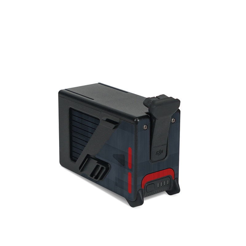 DJI FPV Intelligent Flight Battery Skin design, with black, red, gray colors