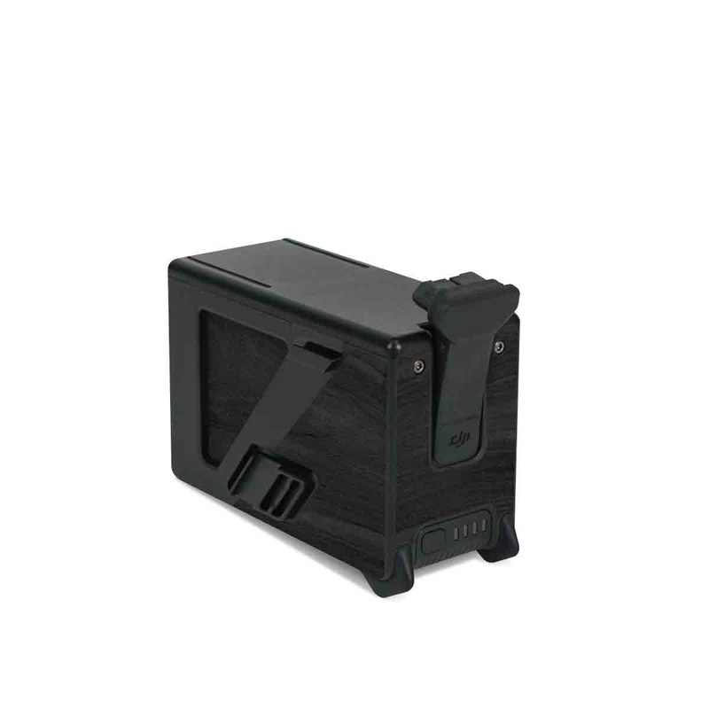 Black Woodgrain DJI FPV Intelligent Flight Battery Skin | iStyles