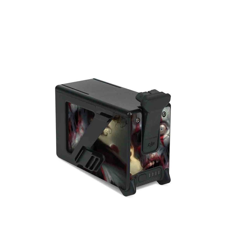 DJI FPV Intelligent Flight Battery Skin design of Illustration, Fictional character, Fiction, Supervillain, Demon, Art, Zombie, Ghost, Supernatural creature, Flesh, with black, gray, green, red colors