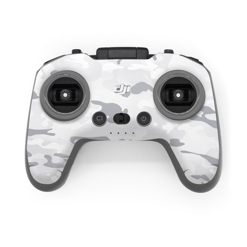 DJI FPV Remote Controller 2 Skin design of Vertebrate, Mammal, Grey, Pattern, Monochrome, Art, Monochrome photography, Rock, Font, Winter, with white, gray colors
