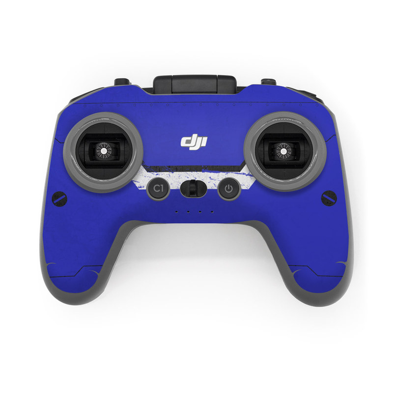 DJI FPV Remote Controller 2 Skin design of Floppy disk, Technology, Electric blue, Fictional character, with white, blue, black, gray colors
