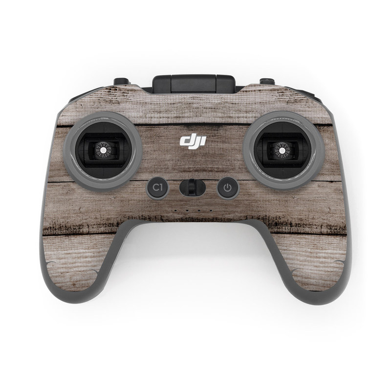 DJI FPV Remote Controller 2 Skin design of Wood, Plank, Wood stain, Hardwood, Line, Pattern, Floor, Lumber, Wood flooring, Plywood, with brown, black colors