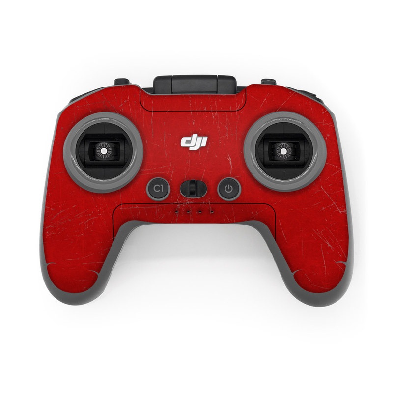 DJI FPV Remote Controller 2 Skin design, with red, yellow, white colors