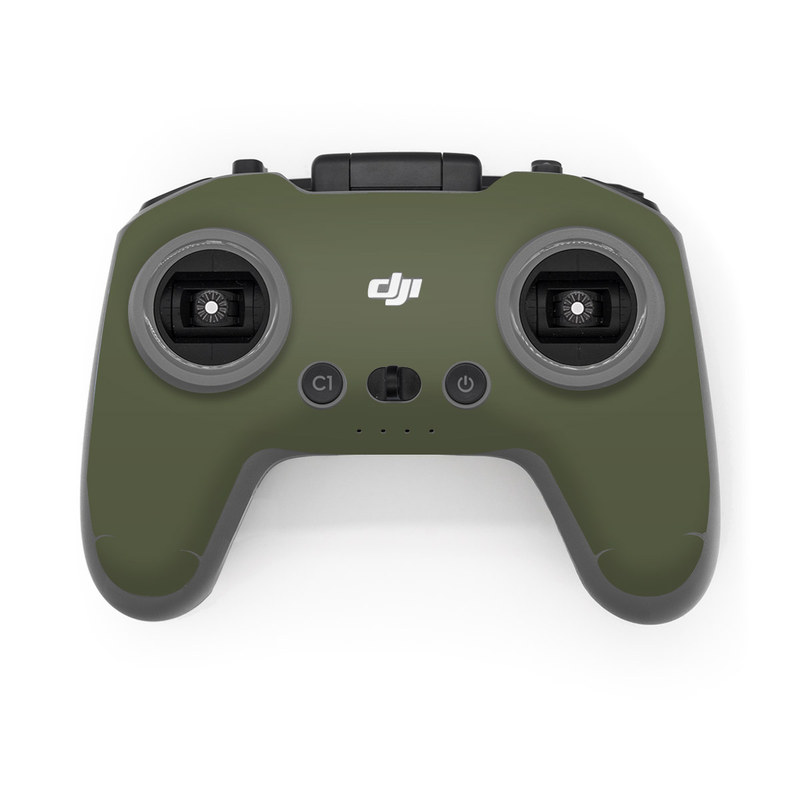 DJI FPV Remote Controller 2 Skin design of Green, Brown, Text, Yellow, Grass, Font, Pattern, Beige, with green, brown colors