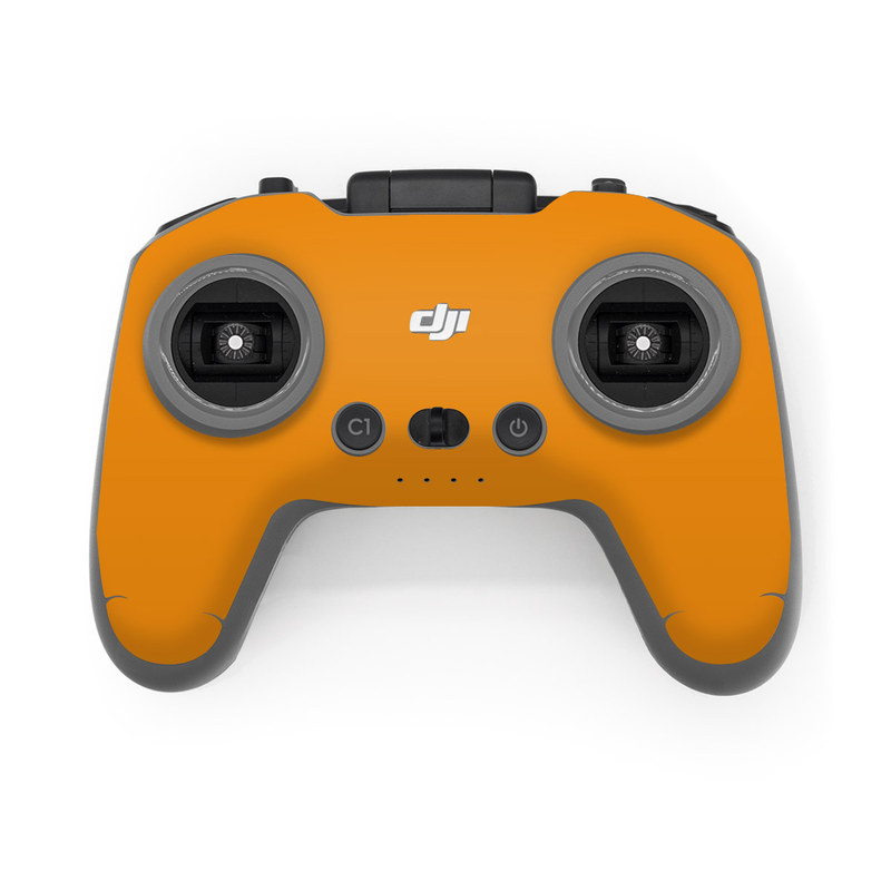 DJI FPV Remote Controller 2 Skin design of Orange, Yellow, Brown, Text, Amber, Font, Peach, with orange colors