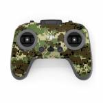 Digital Woodland Camo DJI FPV Remote Controller 3 Skin