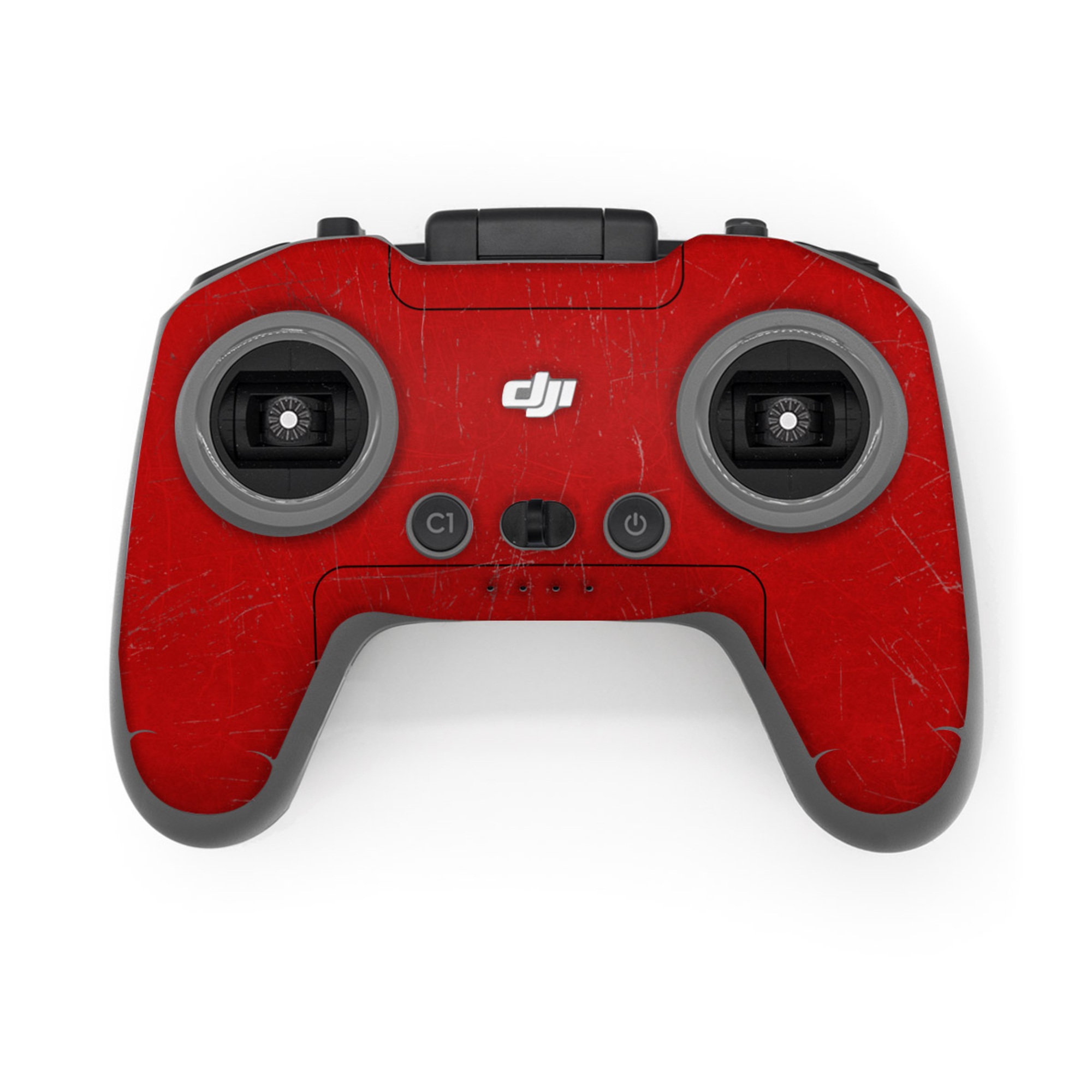 DJI FPV Remote Controller 3 Skin design, with red, yellow, white colors