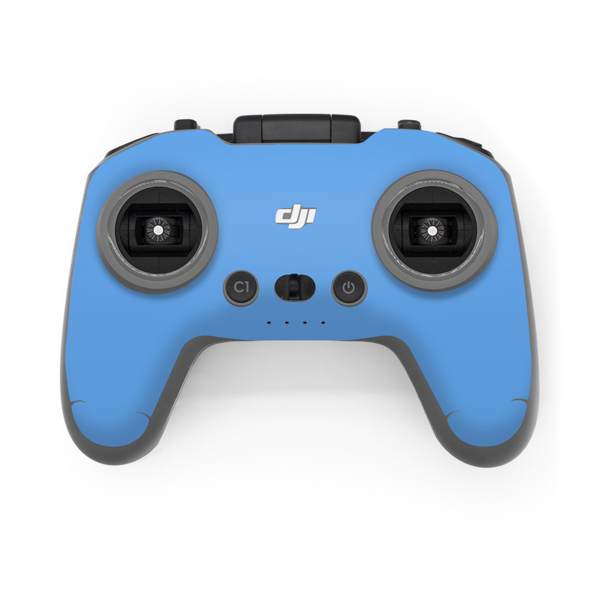 DJI FPV Remote Controller 3 Skin design of Sky, Blue, Daytime, Aqua, Cobalt blue, Atmosphere, Azure, Turquoise, Electric blue, Calm, with blue colors