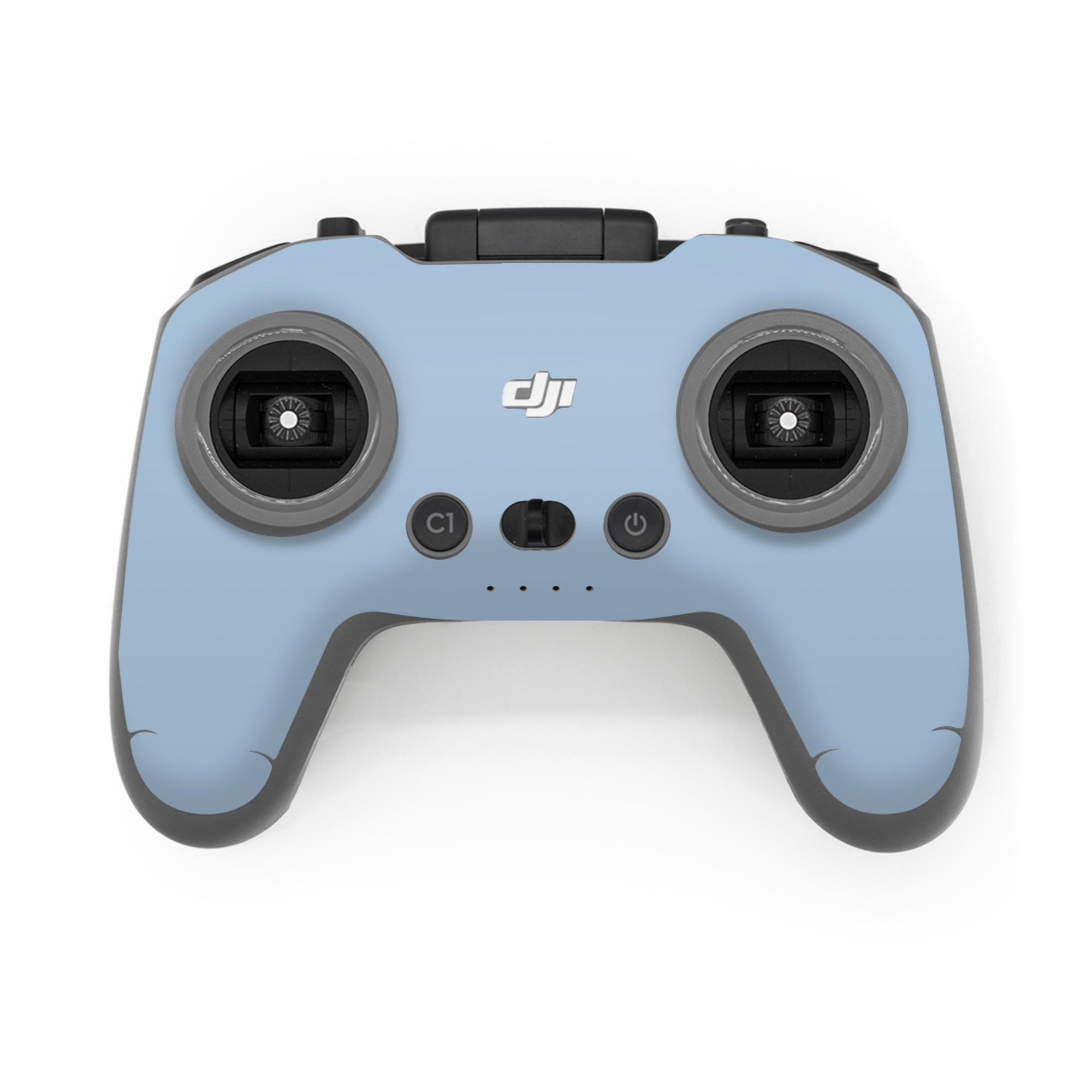 DJI FPV Remote Controller 3 Skin design of Electric blue, Pattern, Font, Cumulus, Event, Sky, Circle, Magenta, Rectangle, Logo, with blue, gray colors