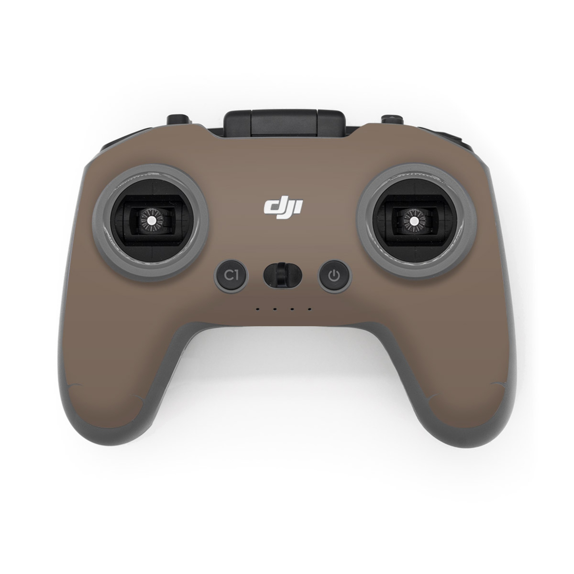 DJI FPV Remote Controller 3 Skin design of Brown, Text, Beige, Material property, Font, with brown colors