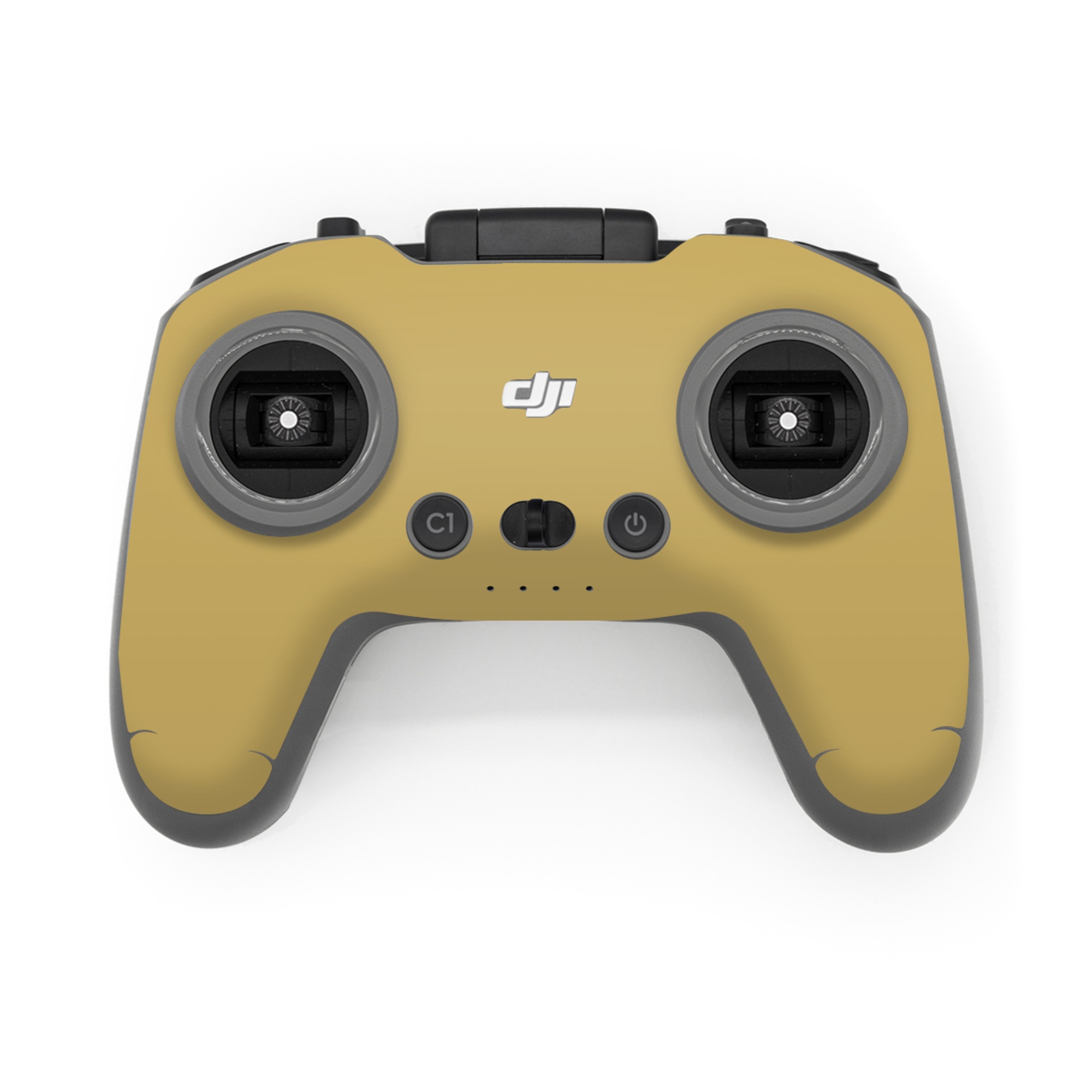 DJI FPV Remote Controller 3 Skin design of Brown, Amber, Beige, Pattern, Peach, Font, Tints and shades, Event, Rectangle, Circle, with yellow colors