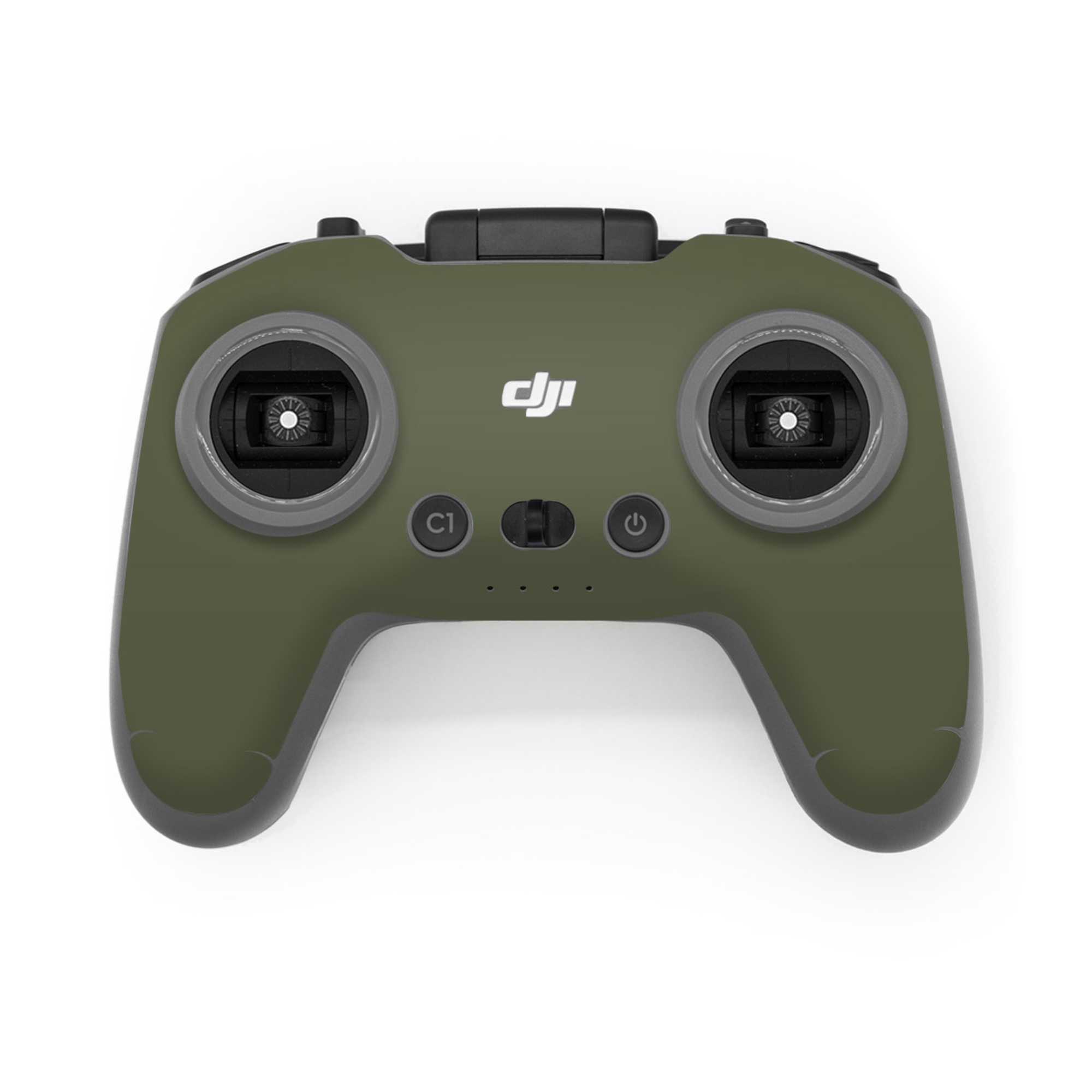 DJI FPV Remote Controller 3 Skin design of Green, Brown, Text, Yellow, Grass, Font, Pattern, Beige, with green, brown colors