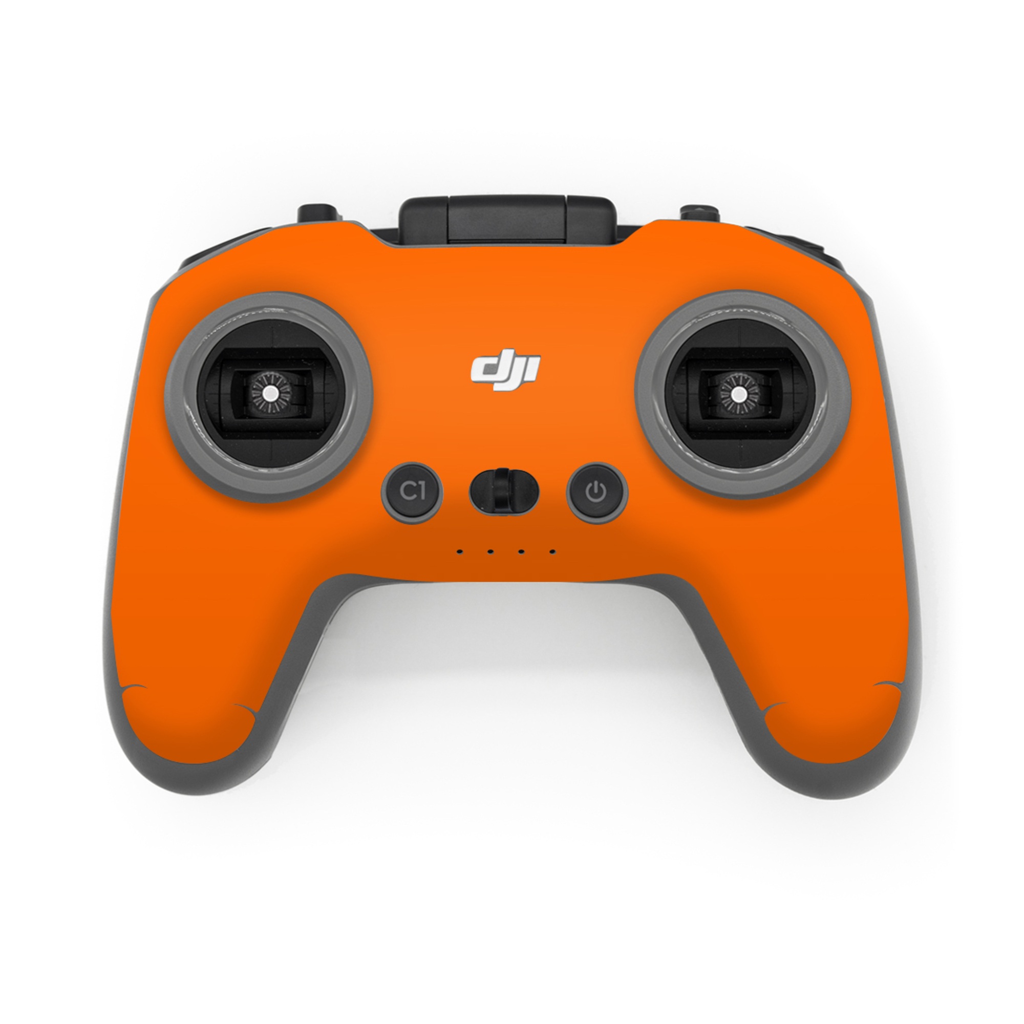 DJI FPV Remote Controller 3 Skin design of Brown, Amber, Orange, Peach, Pattern, Magenta, Tints and shades, Font, Carmine, Event, with orange colors