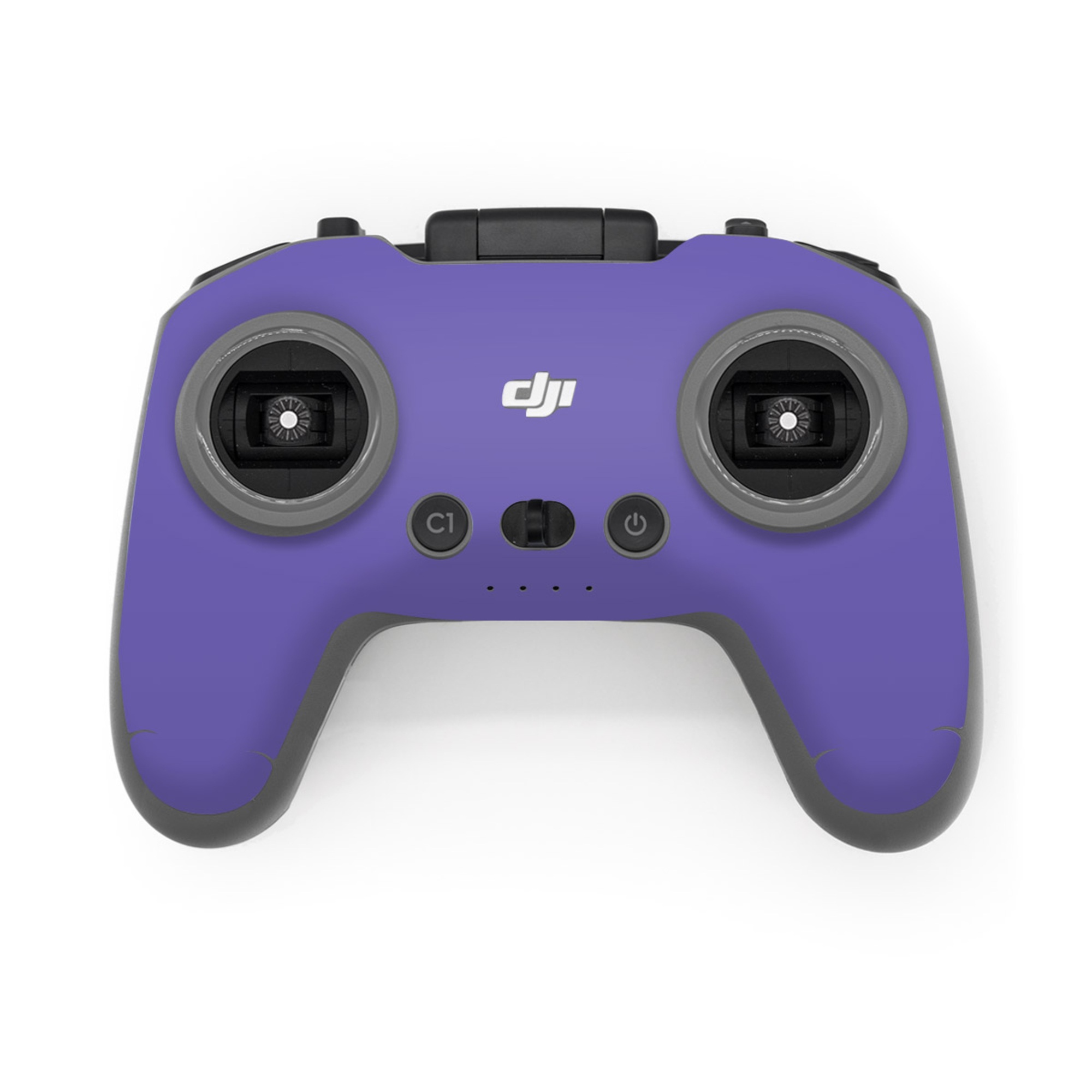 DJI FPV Remote Controller 3 Skin design of Blue, Violet, Sky, Purple, Daytime, Black, Lilac, Cobalt blue, Pink, Azure, with purple colors
