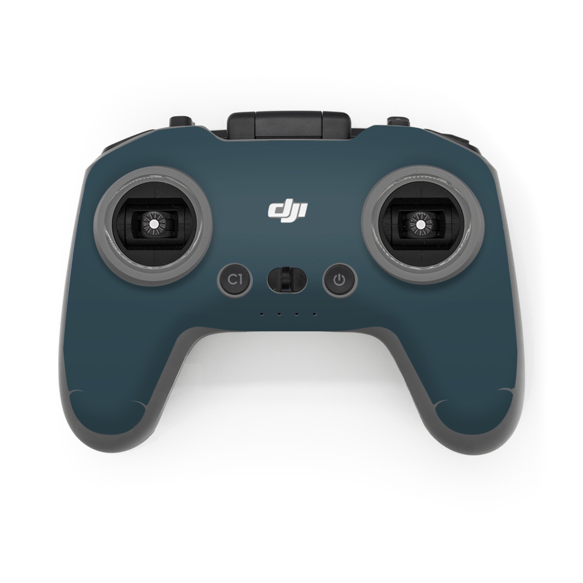 DJI FPV Remote Controller 3 Skin design of Electric blue, Pattern, Font, Circle, Cumulus, Darkness, Midnight, Magenta, Horizon, Rectangle, with blue, gray colors
